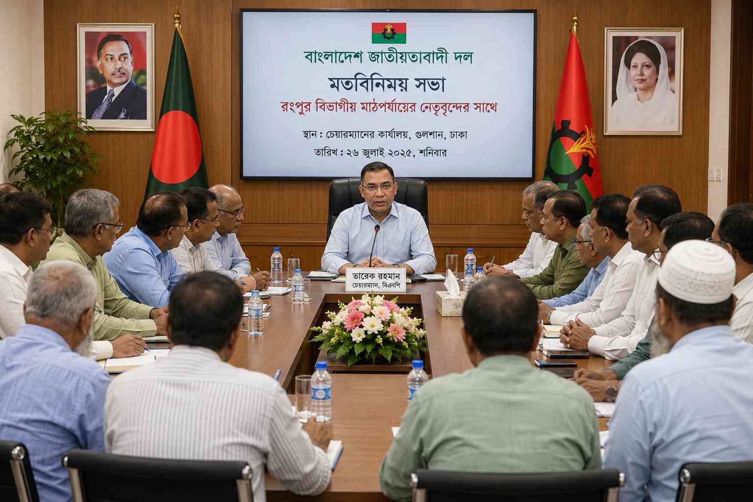 রংপুর বিভাগের তৃণমূল নেতাদের সঙ্গে প্রধানমন্ত্রীর মতবিনিময়, সংগঠন শক্তিশালী করতে দিলেন নির্দেশনা